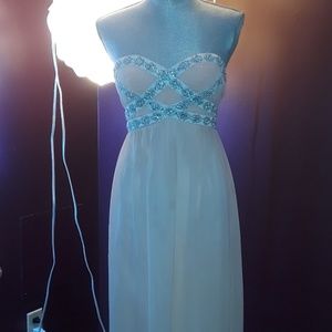 Pink prom dress